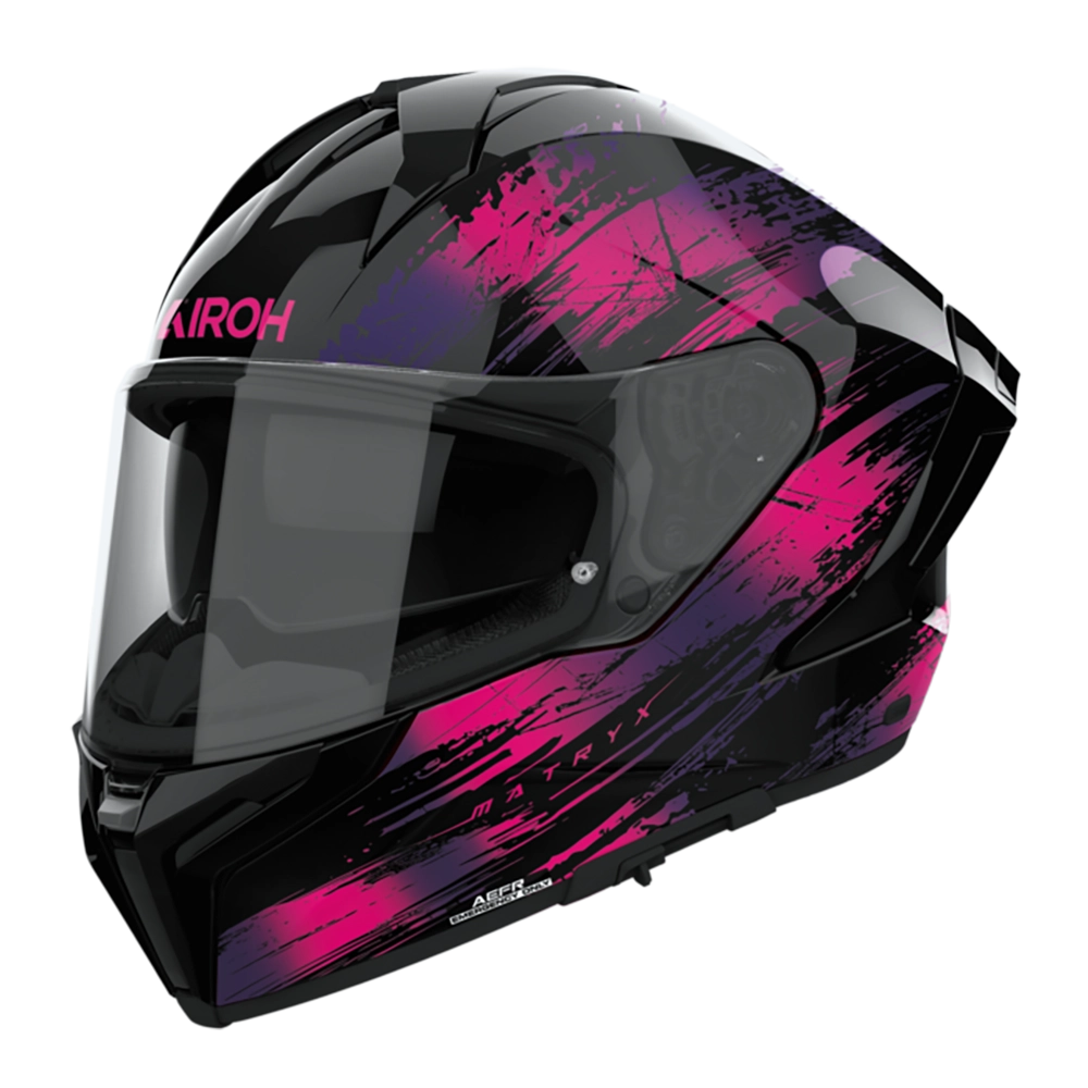 Airoh Matryx Helmet - 'Reflex' Violet Gloss