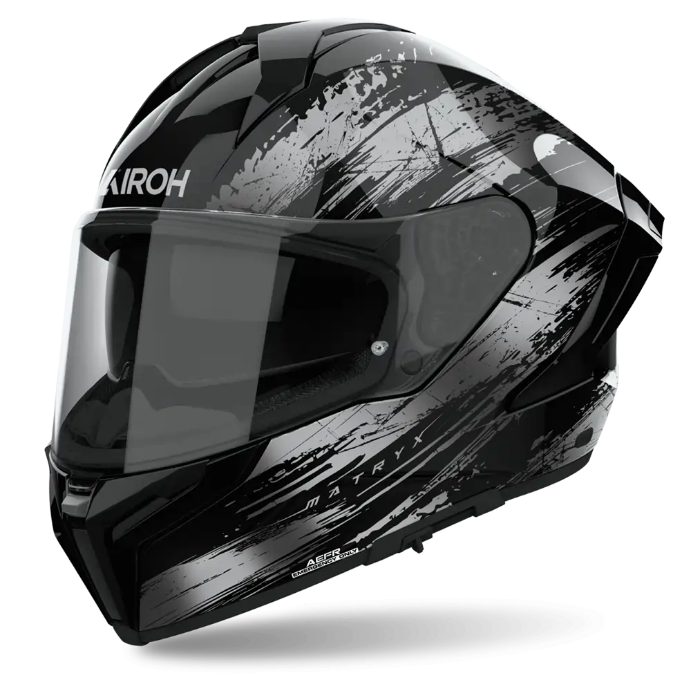 Airoh Matryx Helmet - 'Reflex' Grey Gloss