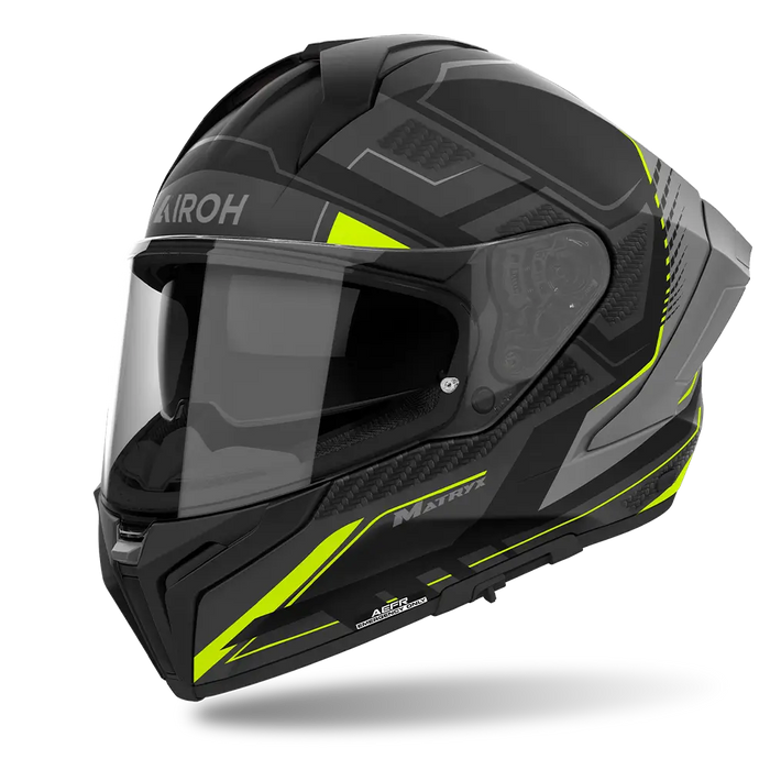 Airoh Matryx Helmet - 'Rocket' Yellow Matt
