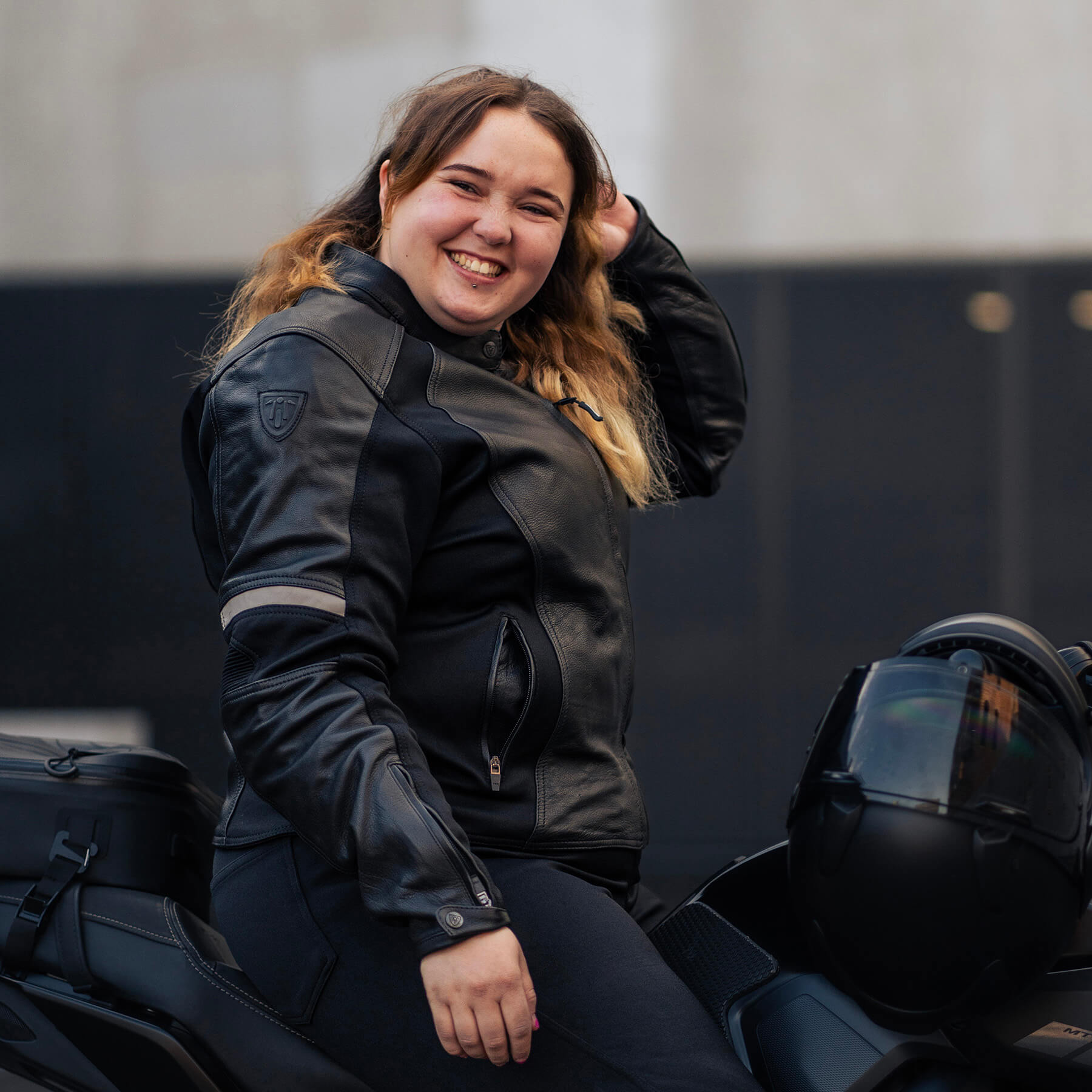 Fiona Leather Jacket  MotoGirl Australia NZ – Peak Moto