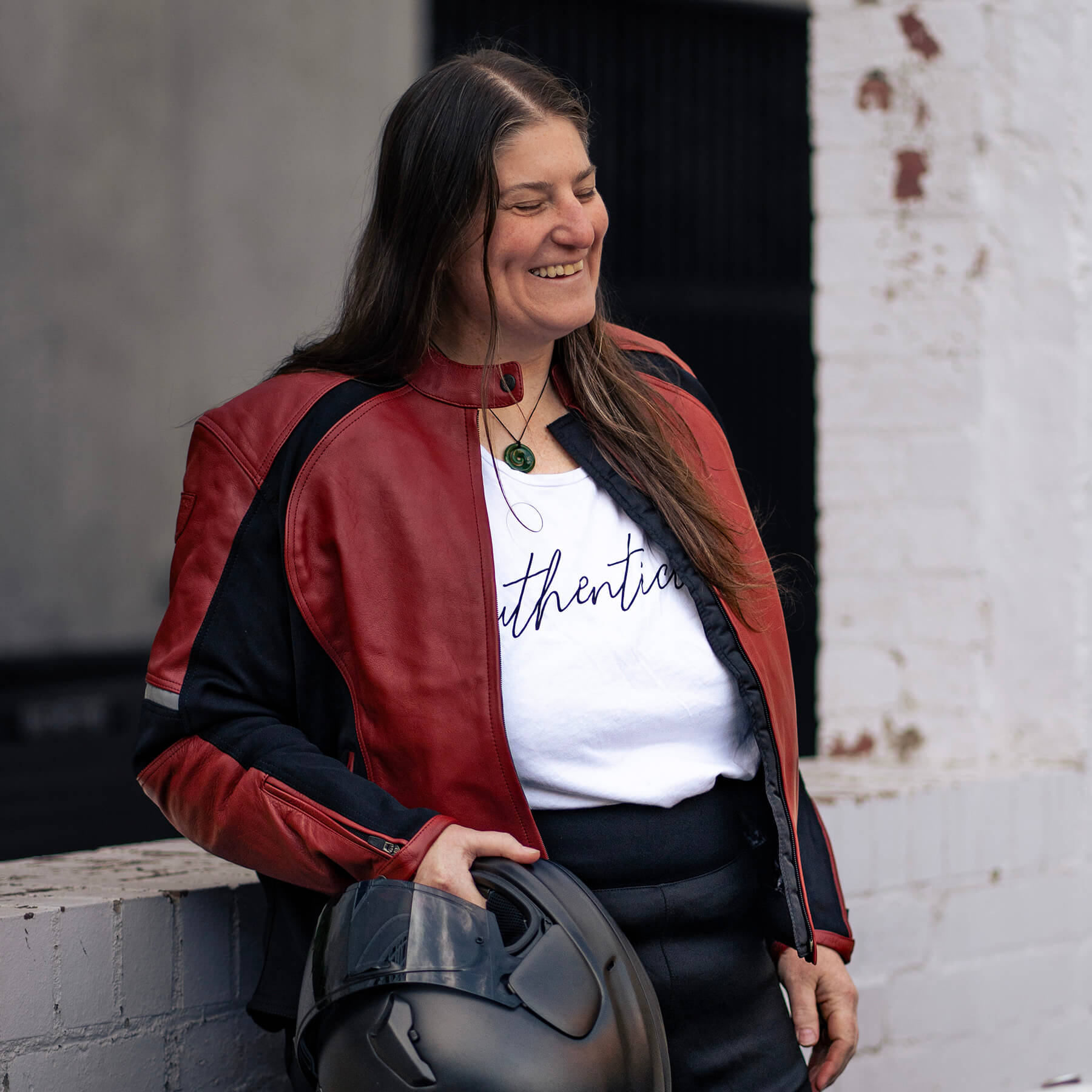 Fiona Leather Jacket MotoGirl Australia NZ Peak Moto