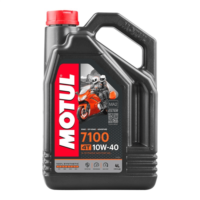 Motul | 7100 4T Ester Synthetic Engine Oil - 10W40 4L - Miss Moto