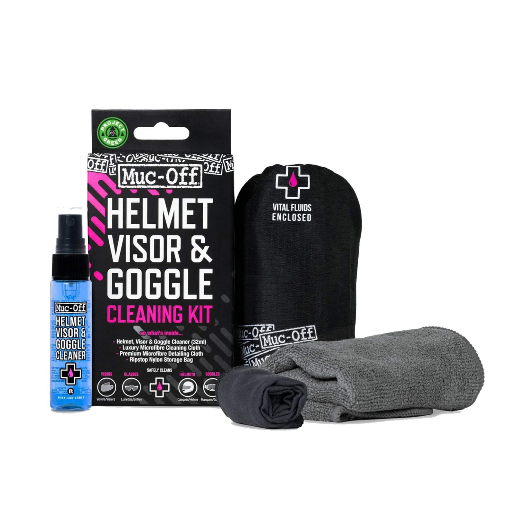 Muc-Off Visor, Lens, &amp; Goggle Cleaning Kit