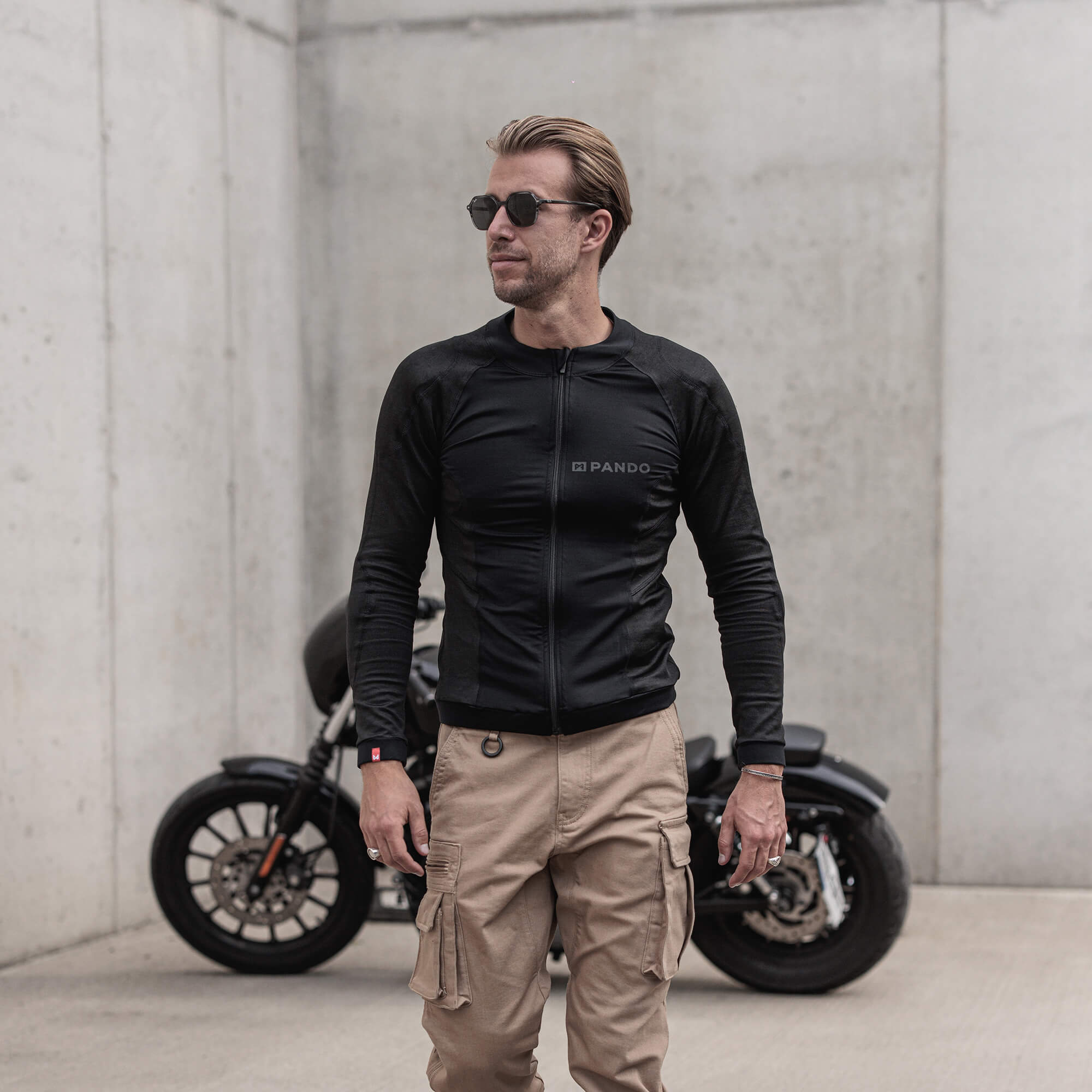 Pando Moto | Shell UH 03 - Unisex Armoured Motorcycle Baselayer Shirt ...