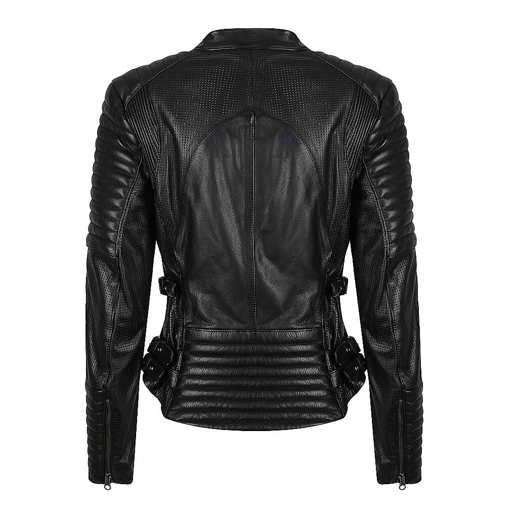 Black Arrow Moto | Wild &amp; Free Perforated Leather Jacket