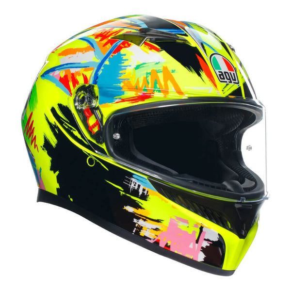 AGV | Casco de moto K3 - Prueba de invierno Rossi 2019