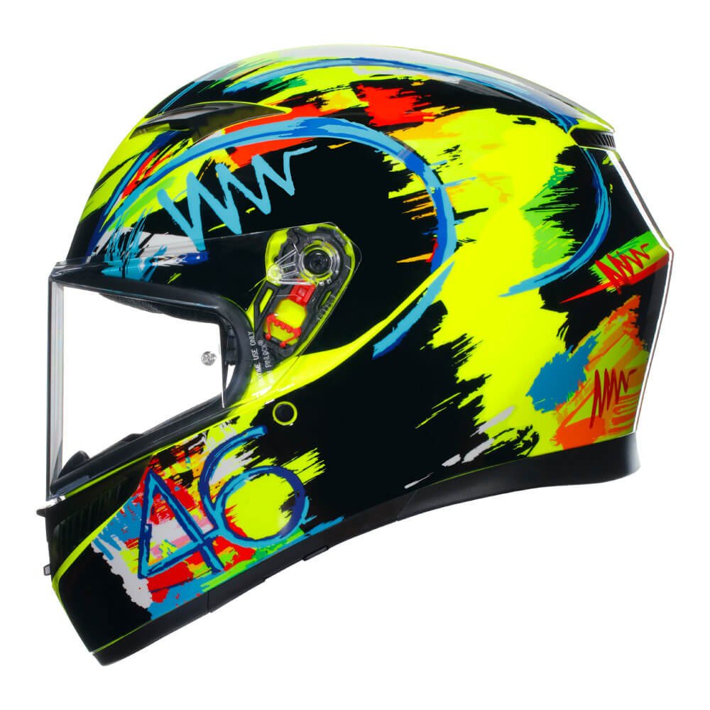 AGV | K3 Motorcycle Helmet - Rossi Winter Test 2019 - XS - Motorcycle Helmet - Peak Moto