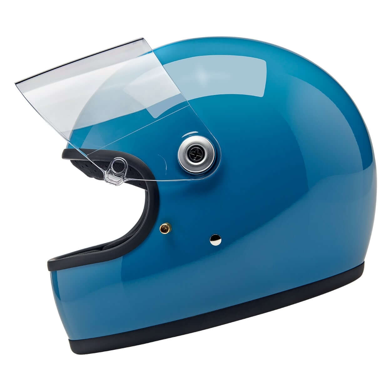 Biltwell Inc | Gringo S Helmet - Dove Blue - XS - Motorcycle Helmet - Peak Moto