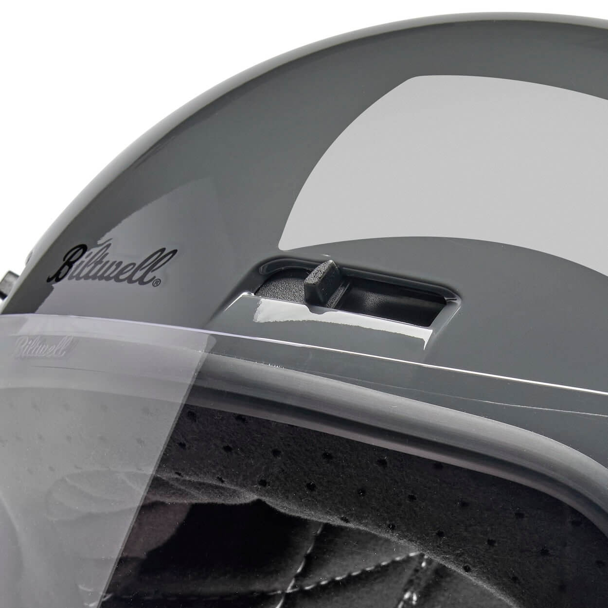 Biltwell Inc | Gringo SV Helmet - Gloss Storm Grey - XS - Motorcycle Helmet - Peak Moto