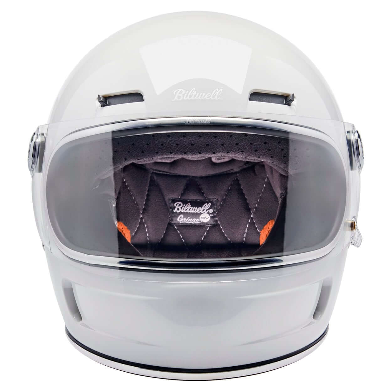 Biltwell Inc | Gringo SV Helmet - Gloss White - XS - Motorcycle Helmet - Peak Moto
