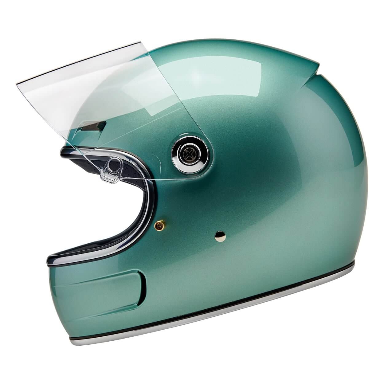 Biltwell Inc | Gringo SV Helmet - Metallic Sea Foam - XS - Motorcycle Helmet - Peak Moto