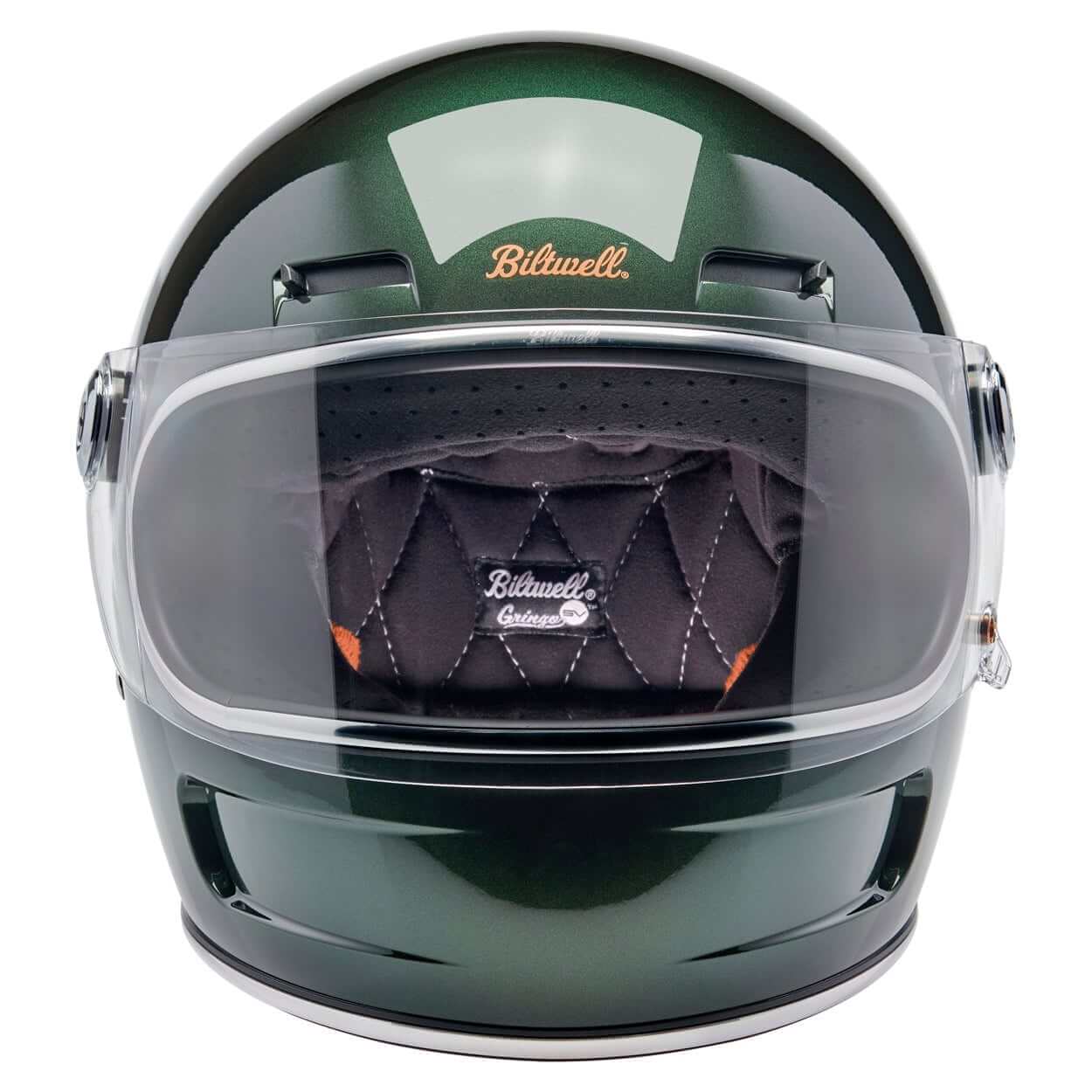Biltwell Inc | Gringo SV Helmet - Metallic Sierra Green - XS - Motorcycle Helmet - Peak Moto