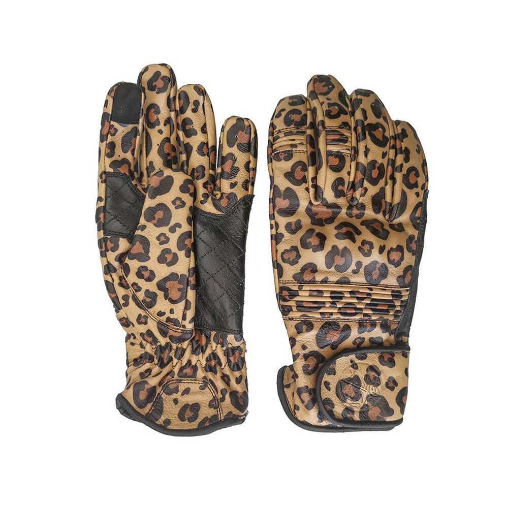 Black Arrow Moto | Queen Bee Gloves - Leopard - Gloves - Peak Moto