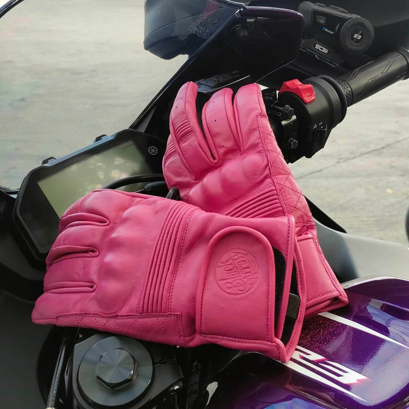 Black Arrow Moto | Queen Bee Gloves - Royal Purple - PRESALE - Gloves - Peak Moto
