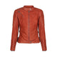 Black Arrow Moto | Wild & Free Perforated Leather Jacket - Rust - Women's Leather Jackets - Peak Moto