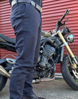 Camino | Men's Single Layer Armalith Chinos - Navy - Men's Pants - Peak Moto