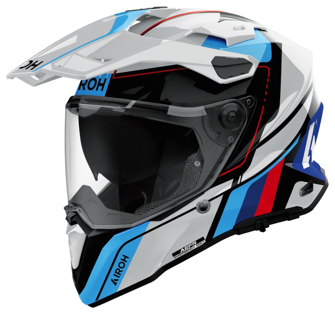 Airoh Commander 2 - 'Skip' White/Red Gloss