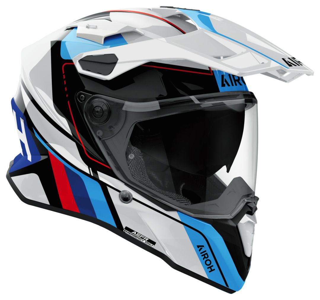 Airoh Commander 2 - 'Skip' White/Red Gloss