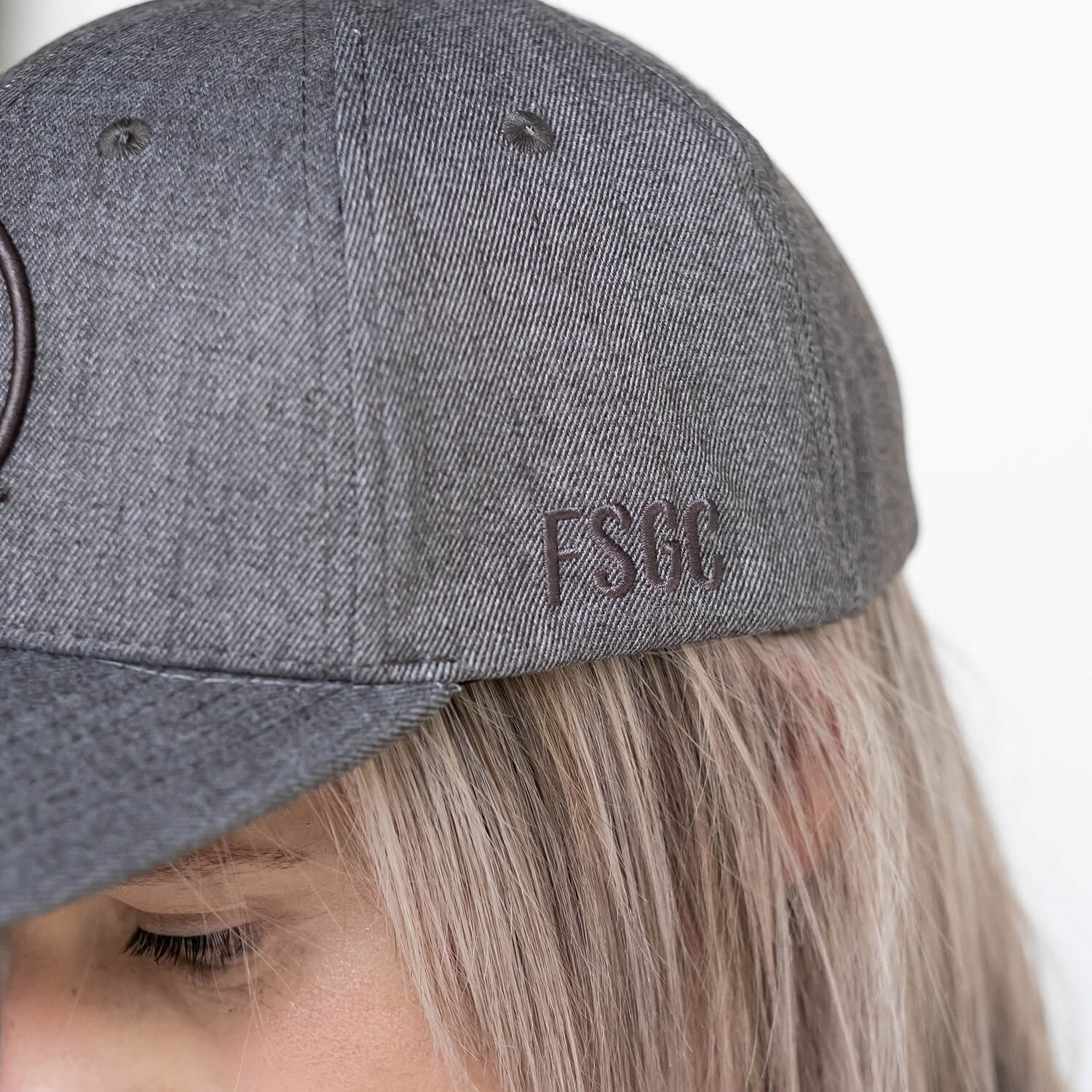 Flying Solo Gear Co | EMBLEM Cap - Heather Grey - Hats - Peak Moto