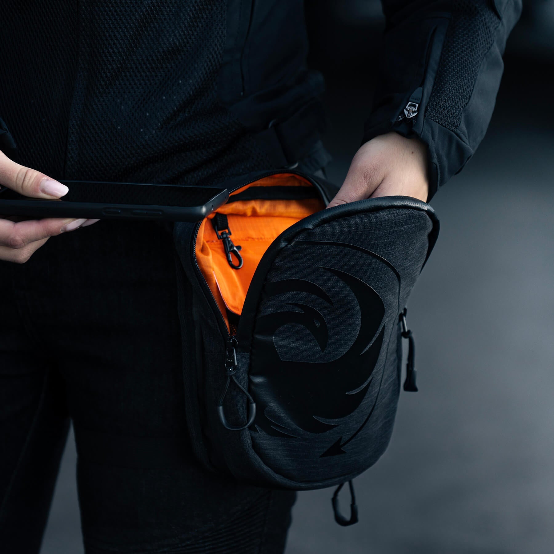Flying Solo Gear Co | Octane Leg Bag - Black - Bags & Luggage - Peak Moto