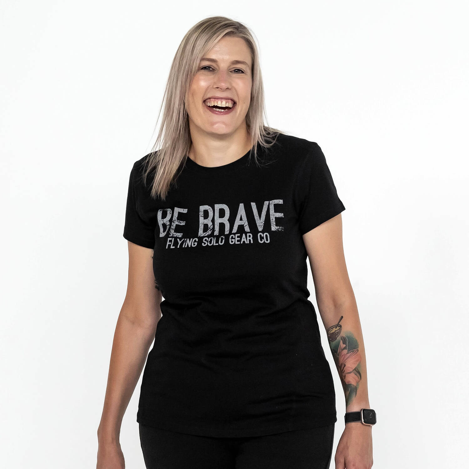Flying Solo Gear Co | Women's BRAVE Ultra - lite Tee - AU 8 / US 4 - T - Shirt - Peak Moto