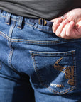 MotoBull | Kevlar Blue Jeans - S / W32 - Men's Pants - Peak Moto