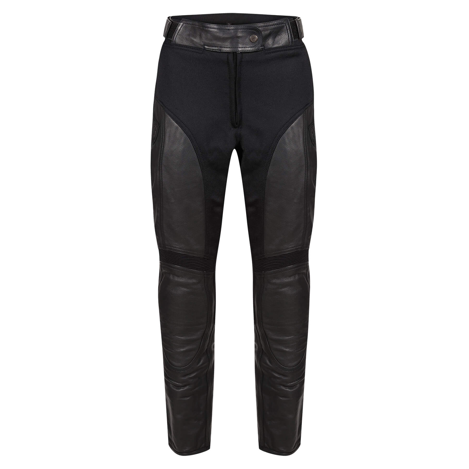 MotoGirl | Fiona Leather Trousers - Black - Women's Pants - Peak Moto