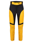 MotoGirl | Fiona Leather Trousers - Yellow - Women's Pants - Peak Moto