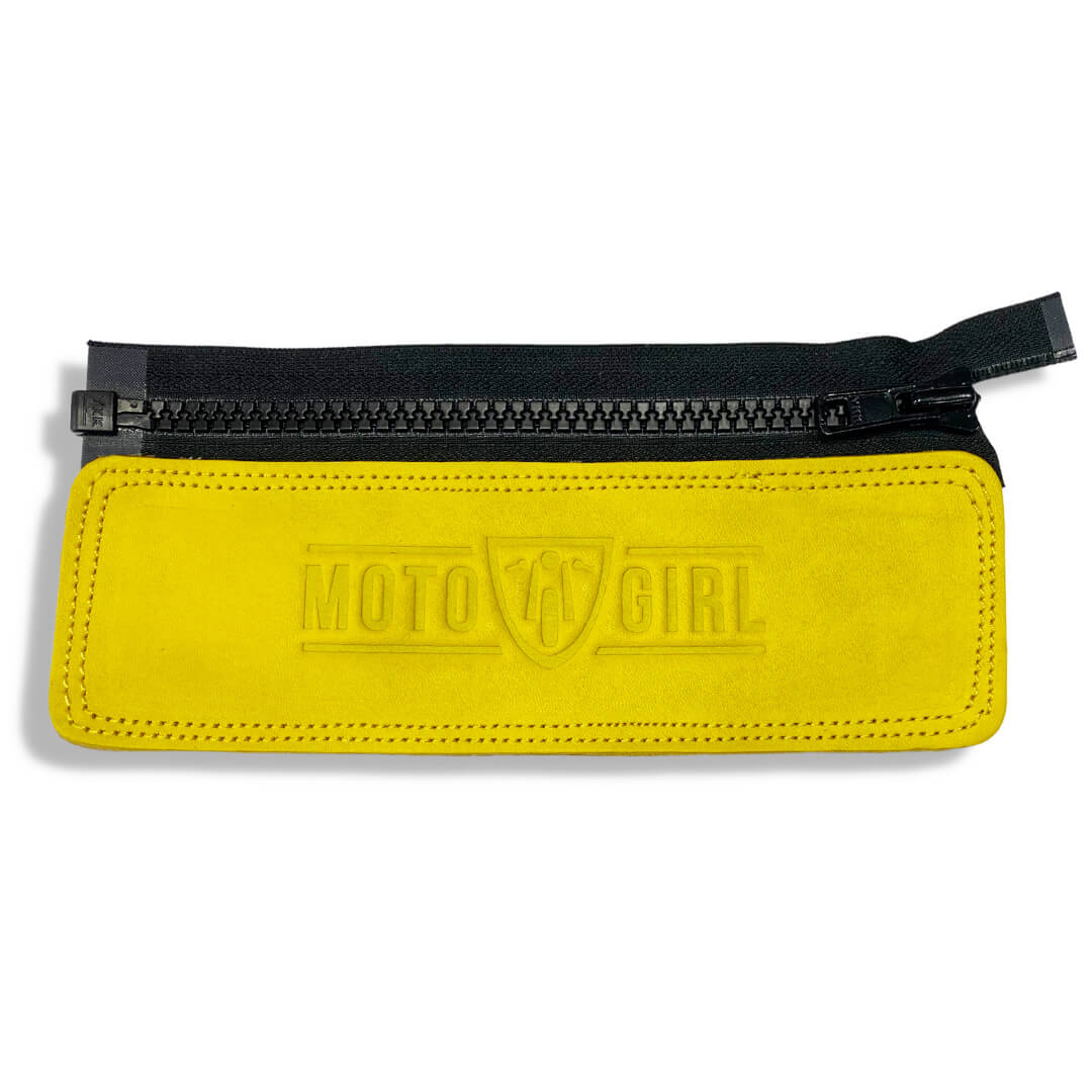 MotoGirl | Jacket Belt Connectors - Yellow - Armour - Peak Moto