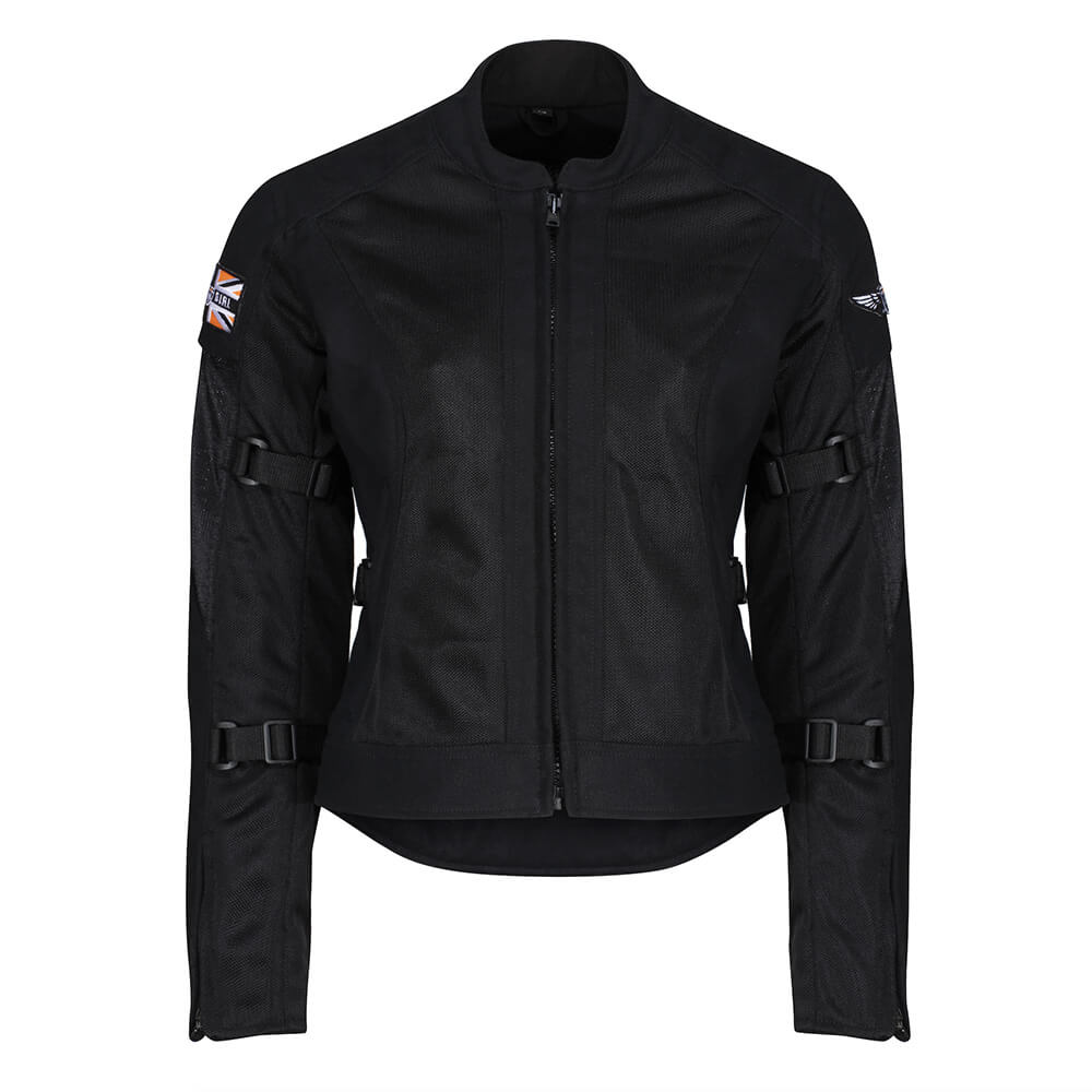 MotoGirl | Jodie Mesh Summer Jacket - Black - Women's Textile Jackets - Peak Moto