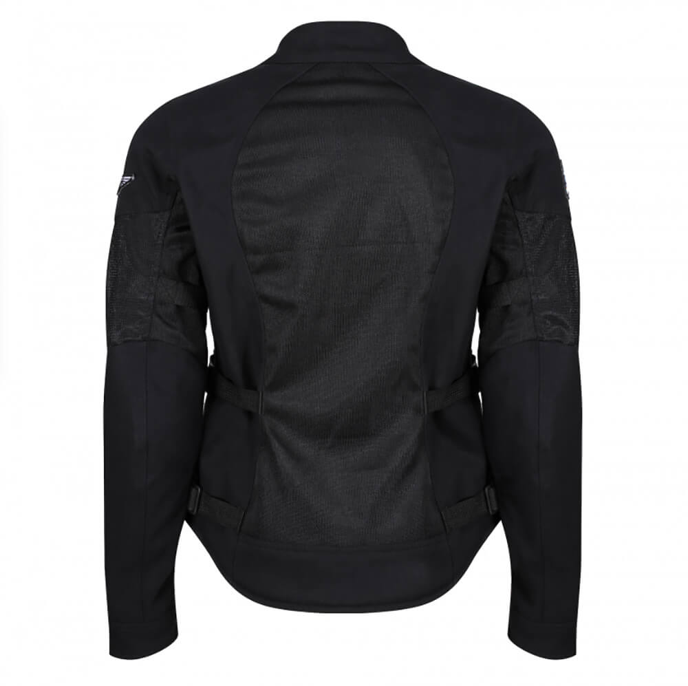 MotoGirl | Jodie Mesh Summer Jacket - Black - Women&#39;s Textile Jackets - Peak Moto