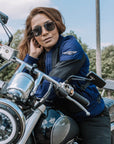 MotoGirl | Jodie Mesh Summer Jacket - Khaki Green - Women's Textile Jackets - Peak Moto