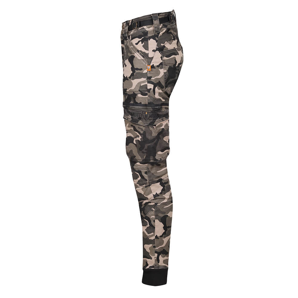 MotoGirl | Lara Cargo Pants - Camo - XS / AU 6 / US 4 - Women&#39;s Pants - Peak Moto