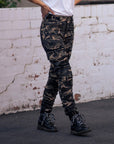 MotoGirl | Lara Cargo Pants - Camo - XXS / AU 4 / US 2 - Women's Pants - Peak Moto