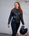 MotoGirl | Valerie Leather Jacket - Purple - Women's Leather Jackets - Peak Moto