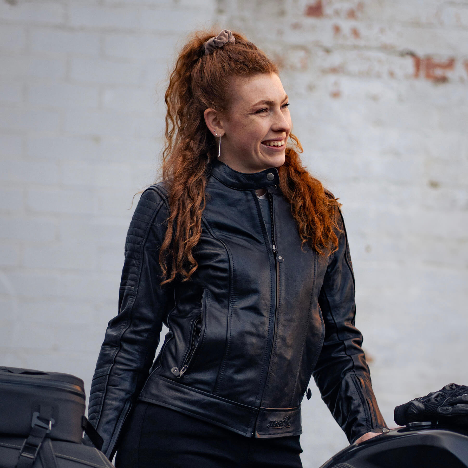 MotoGirl Valerie Leather Jacket Peak Moto