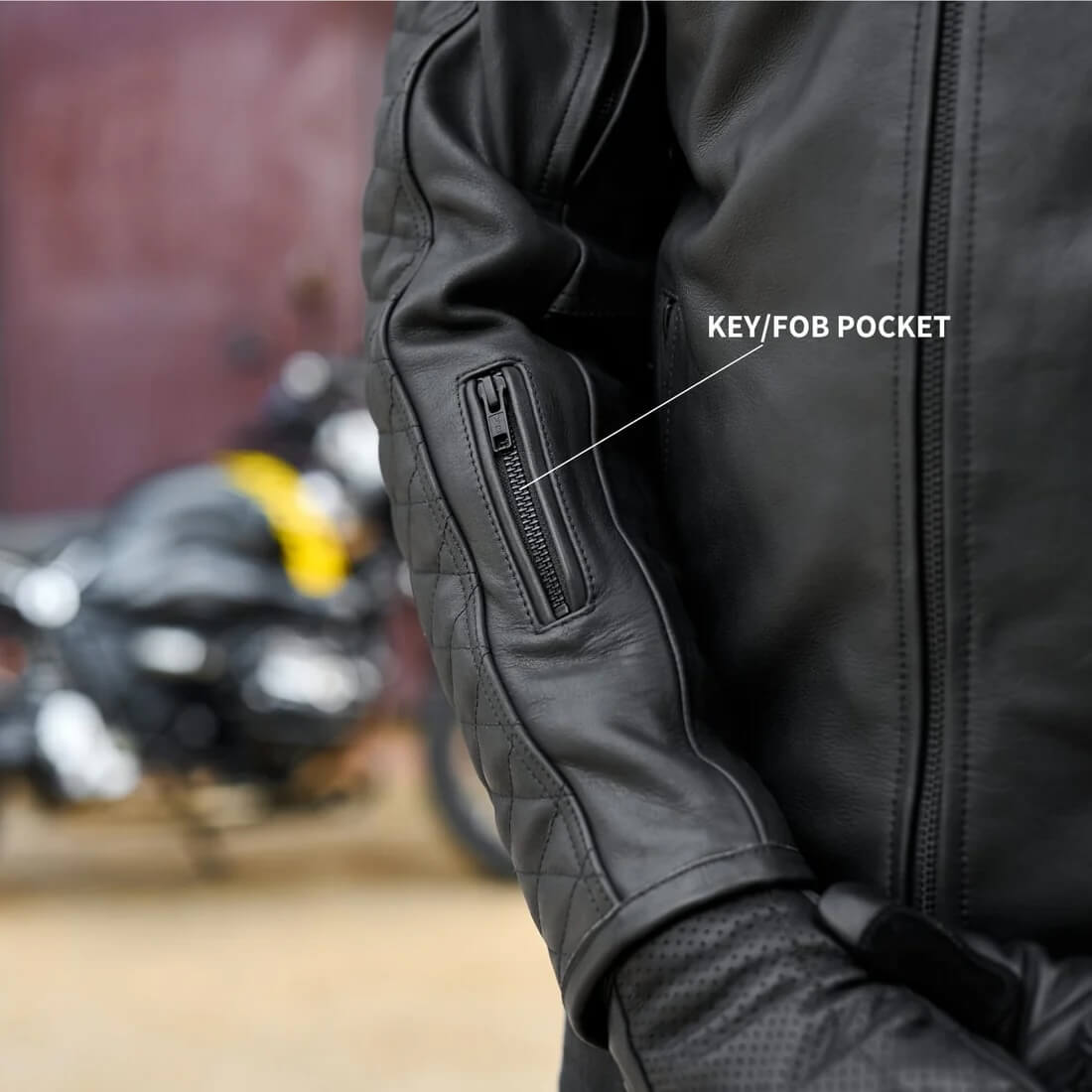 Gen 2 'ol Bobber' Diamond Quilted Premium Motorbike Jacket