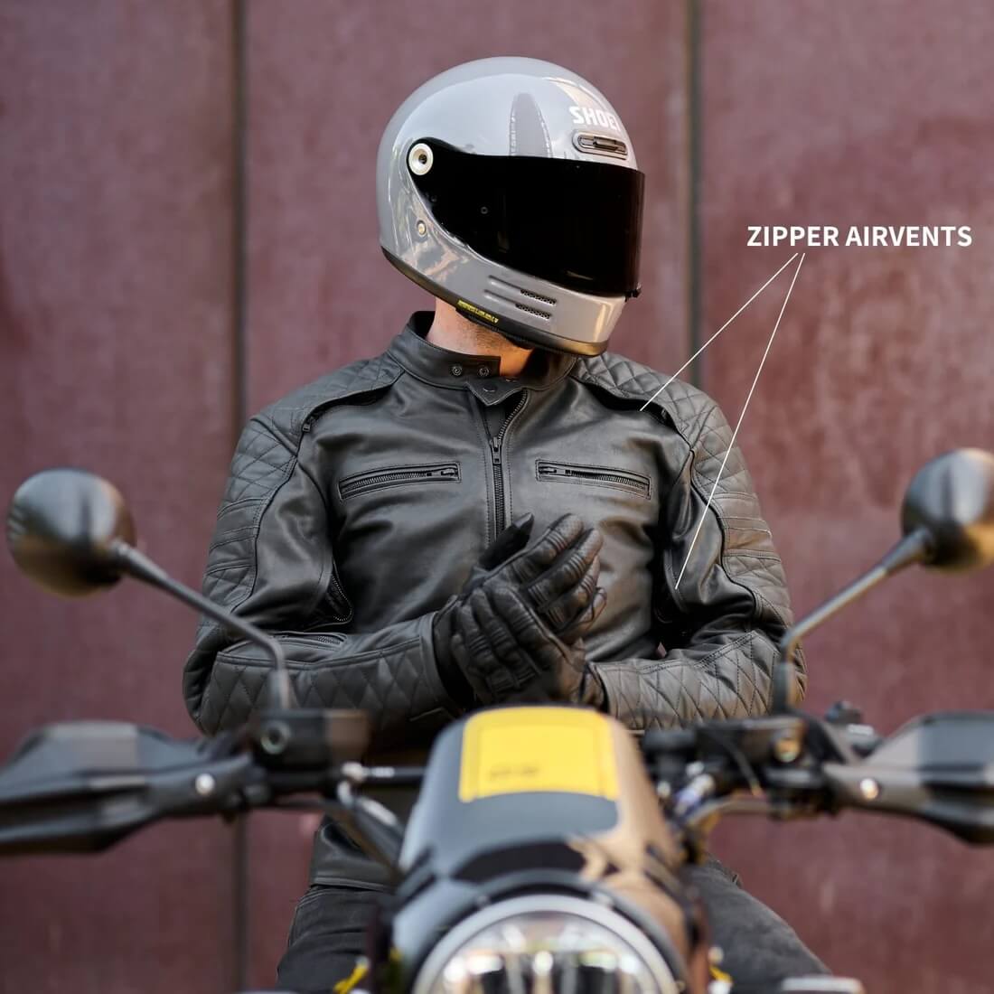 Gen 2 'ol Bobber' Diamond Quilted Premium Motorbike Jacket