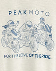 Peak Moto | Women's FOR THE LOVE OF THE RIDE Ultra - lite Tee - S / AU 8 / US 4 - T - Shirt - Peak Moto