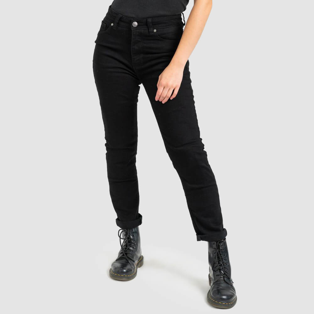 Resurgence Gear | Women&#39;s Heritage Skinny Jeans - Black - AU 6 / US 2 - Women&#39;s Pants - Peak Moto