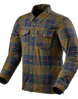 REV'IT! | Bison 2 H2O Overshirt - Ocher Yellow - Textile Jackets URBAN - Peak Moto