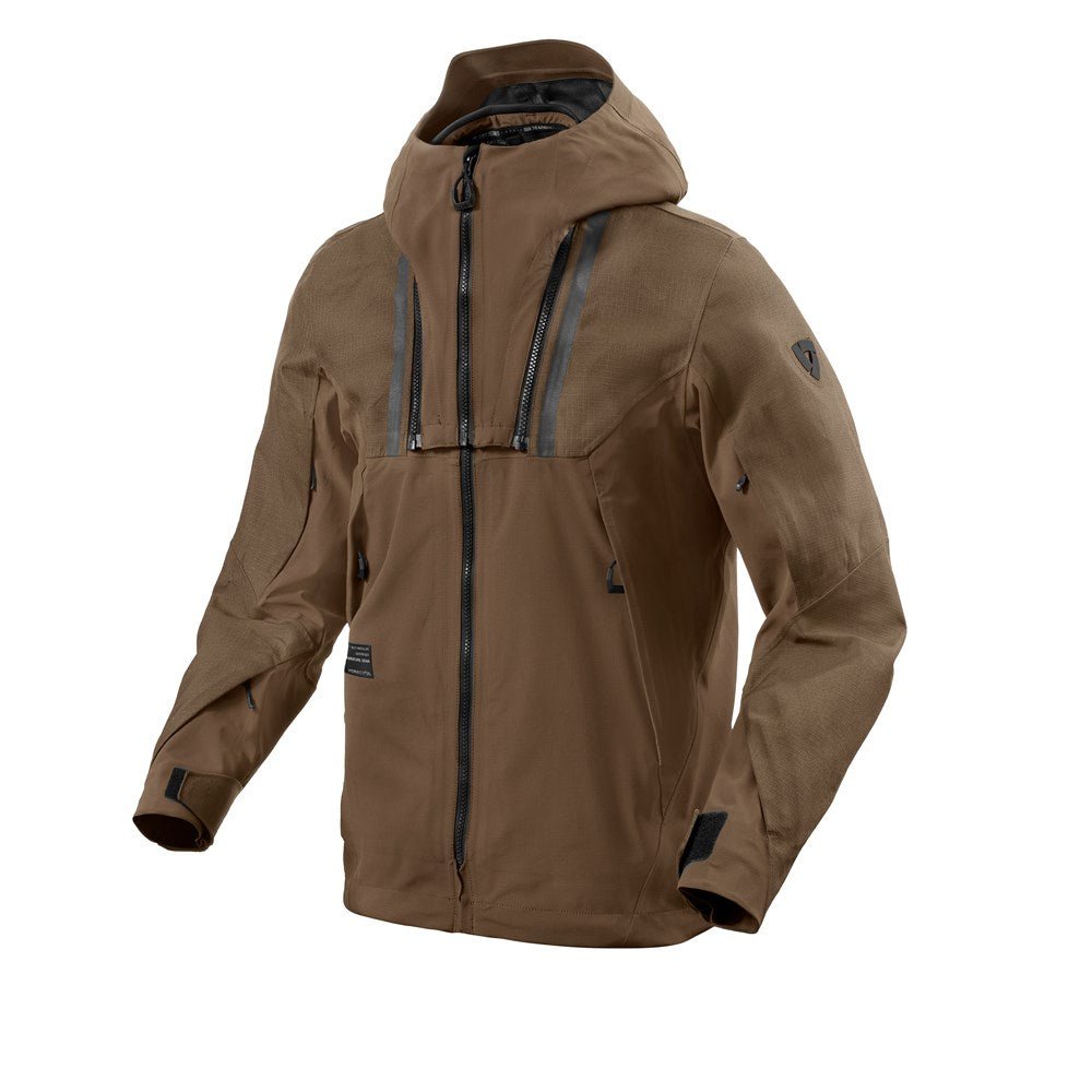 REV'IT! | Component 2 H2O Jacket - Brown - Men's Textile Jackets - Peak Moto