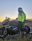 REV'IT! | Cyclone 4 H2O Rain Jacket - Black - Rainwear & Safety - Peak Moto