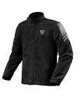 REV'IT! | Cyclone 4 H2O Rain Jacket - Black - Rainwear & Safety - Peak Moto