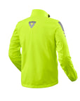 REV'IT! | Cyclone 4 H2O Rain Jacket - Neon Yellow - Rainwear & Safety - Peak Moto