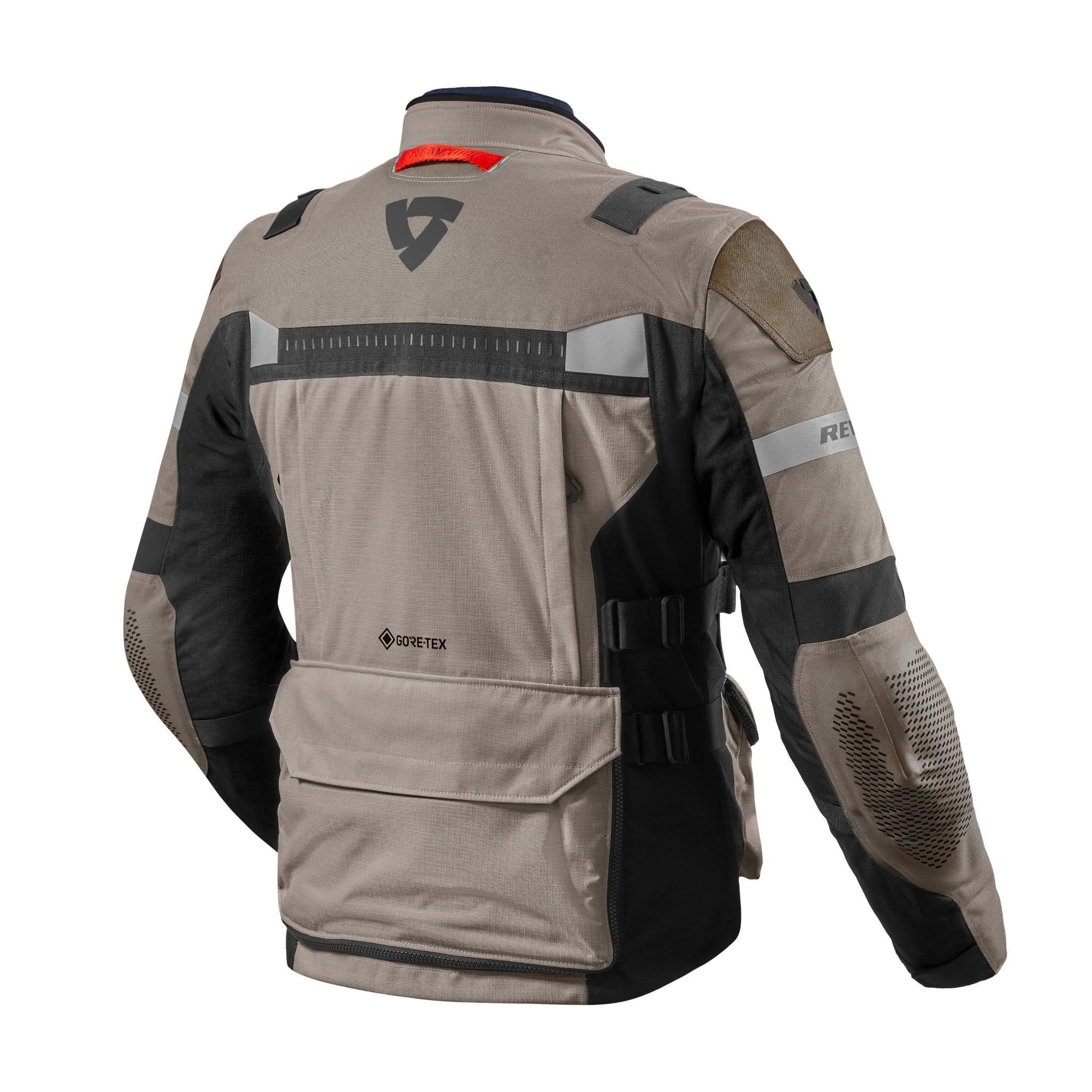 REV'IT! | Defender 3 GTX Jacket - Sand - Black - Men's Textile Jackets - Peak Moto