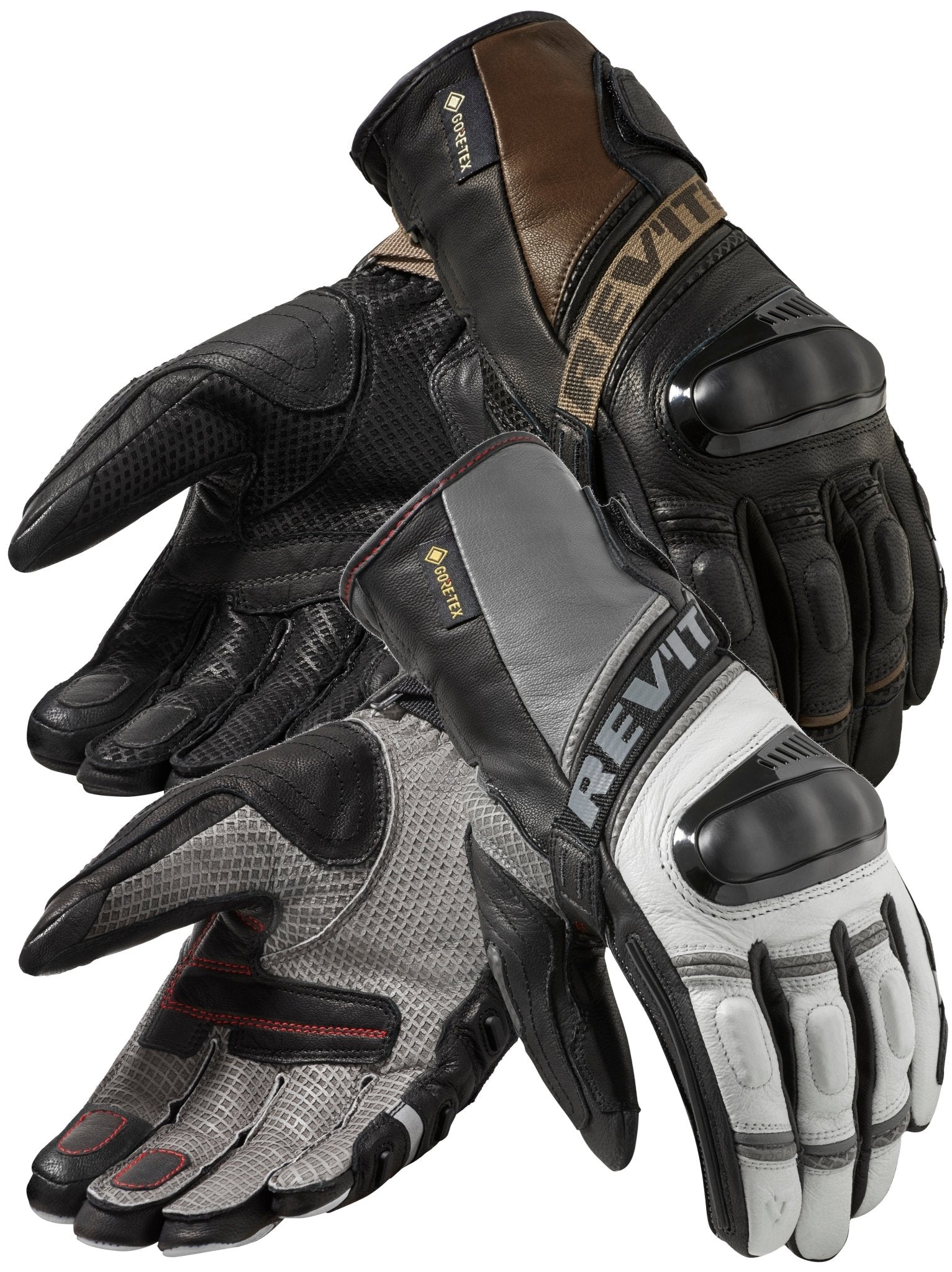 REV'IT! | Dominator 3 GTX Glove - Black - Sand - Gloves - Peak Moto