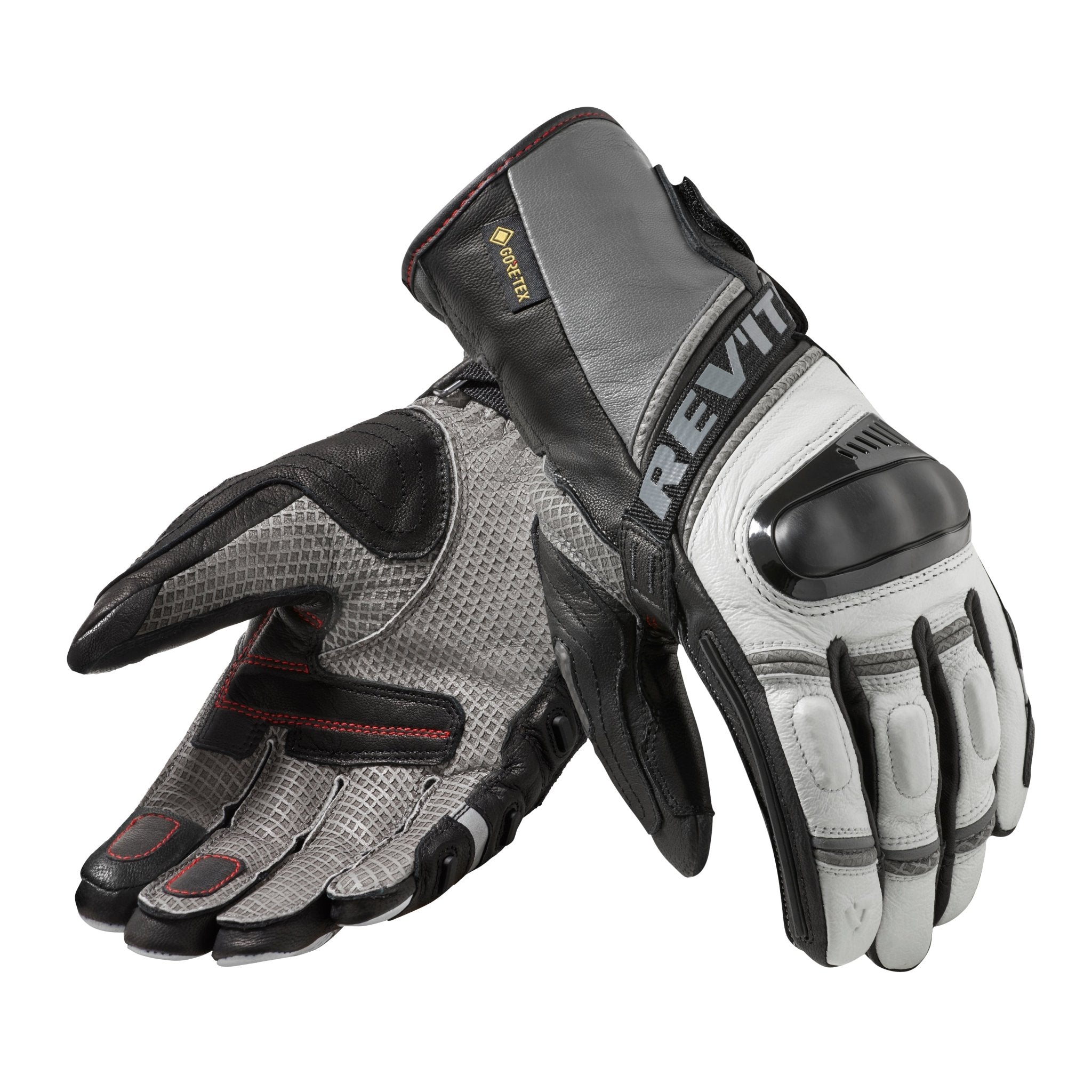 REV'IT! | Dominator 3 GTX Glove - Light Grey - Anthracite - Gloves - Peak Moto