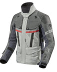 REV'IT! | Dominator 3 GTX Jacket - Silver - Blue - Men's Textile Jackets - Peak Moto