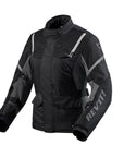 REV'IT! | Horizon 3 H2O Ladies Jacket - Black - White - Women's Textile Jackets - Peak Moto